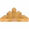 Ekena Millwork Richland Rough Sawn Timber Gable Bracket, Western Red Cedar, 36"W x 21"H x 6"D x 6"F, 14/12 Pitch GBW036X21X0606RIC00RWR - alternate 3